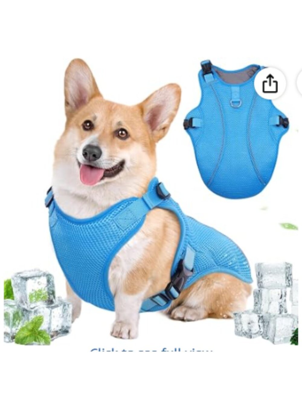 NEW Kuoser Dog Cooling Vest | Blue